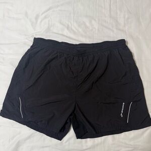 Brooks Black Running Shorts Size XL Equilibrium Technology
